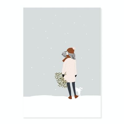 Poster Laurette unter dem Schnee