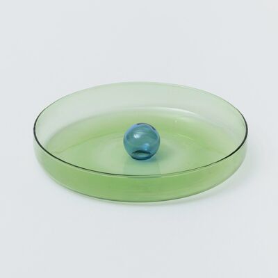 Medium Bubble Dish - Grün und Blau