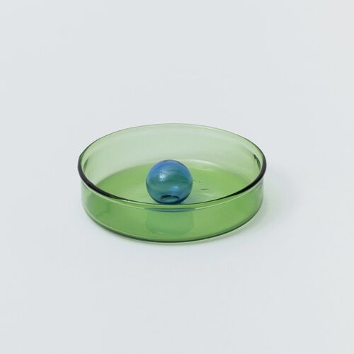Small Bubble Dish - Green and Blue