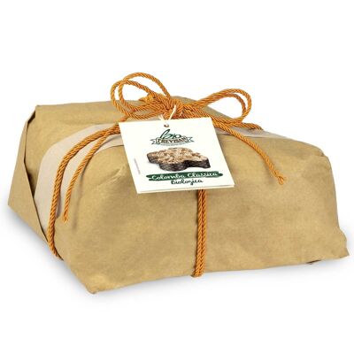 ORGANIC EASTER COLOMBA Trevisan G 650. Sweet of the Italian Easter tradition. Organic and artisanal production. Hand wrapped.