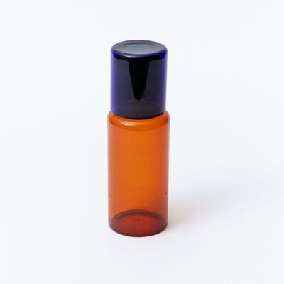Caraffa in vetro Duo Tone - Ambra e cobalto