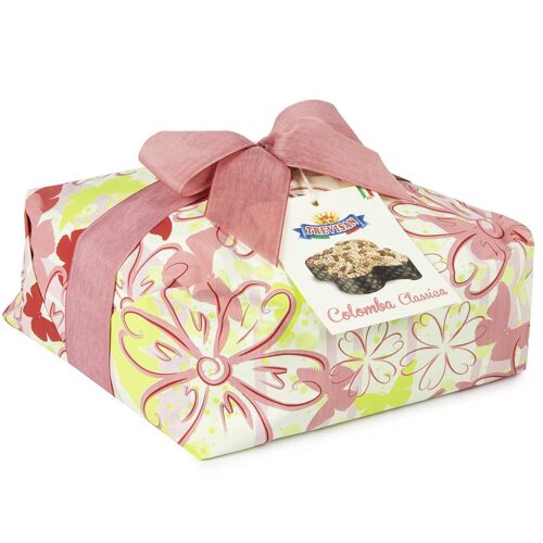 COLOMBA PASQUA CLASSICA TREVISAN G 750. Dolce della tradizione pasquale italiana. Produzione artigianale. Incartata a mano.