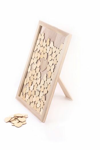 Graine Créative Cornice in legno personalizzabile 30 x 42 cm - 100 messaggi  cuori - Graine Créative - Idee regalo