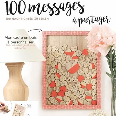 100 MESSAGES A PARTAGER EN BOIS 300x420x20