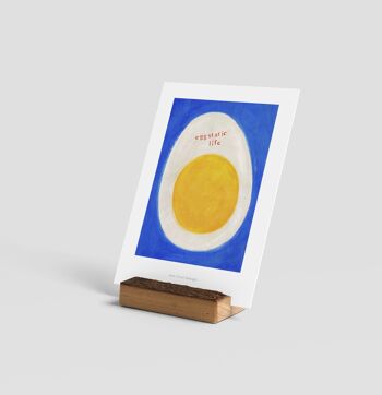 Mini-impression d'art Eggstatic life | Carte de correspondance d'illustration 2