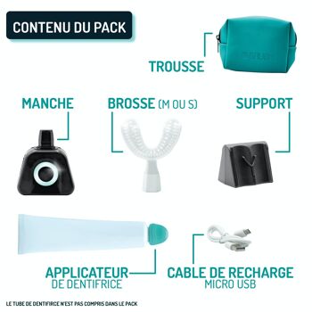 Brosse À Dents Électrique NylonBlack - Pack Premium 2