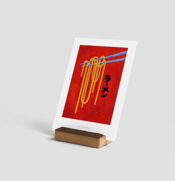 Impression d'art japonais Ramen mini | Carte de correspondance d'illustration 2