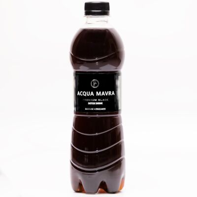 ACQUA MAVRA PREMIUM BLACK DETOX DRINK mit Kohlensäure 50cl PET
