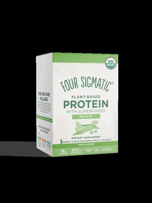 Plant based protein unflavoured 10 packets