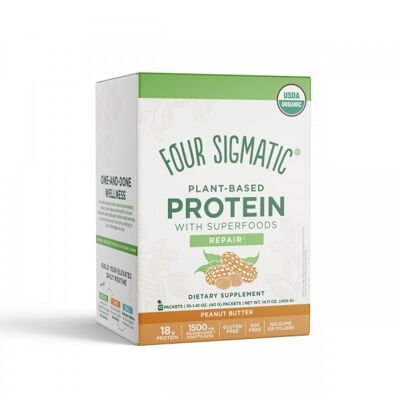 Pflanzenbasierte Protein-Erdnussbutter 10 Päckchen