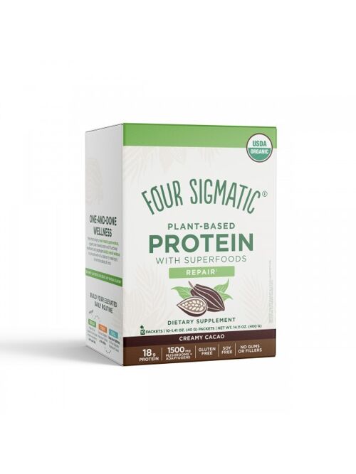 Plant based protein creamy cacao 10 packets