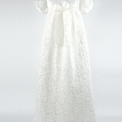 Traditional Lace Christening Robe - 0 to 12 months