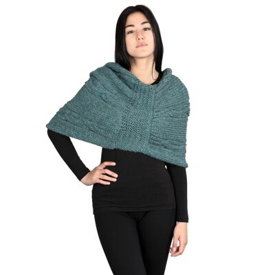 Thelma - Double braided alpaca wool shrug collar