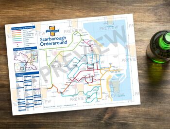 Carte des pubs de style métro de Londres : Scarborough 2