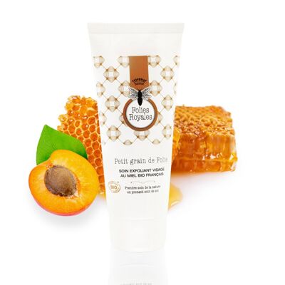 PETIT GRAIN DE FOLIES FACIAL SCRUB WITH ORGANIC FRENCH HONEY - 100 ML