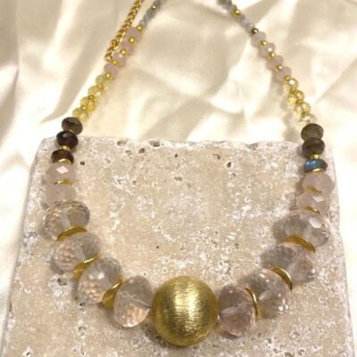 Salarino Necklace - Natural Stones