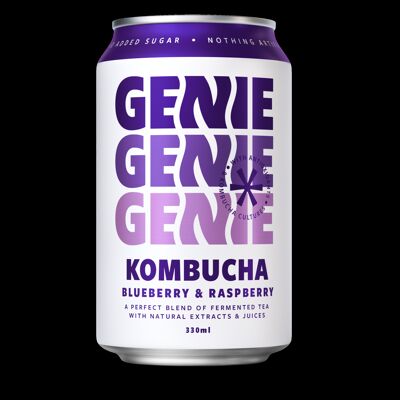 Genie Kombucha - Blueberry & Raspberry