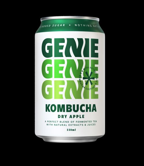 Genie Kombucha - Dry Apple