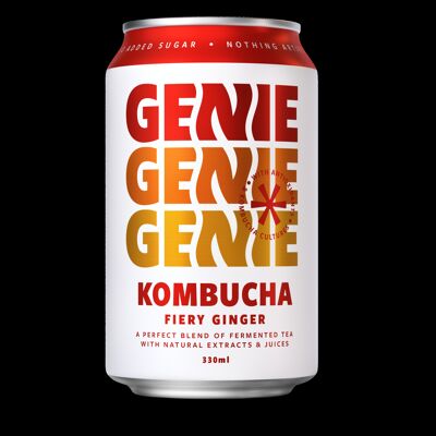 Genie Kombucha – Feuriger Ingwer
