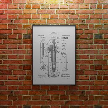 Impression de dessin de brevet : Extincteur 2
