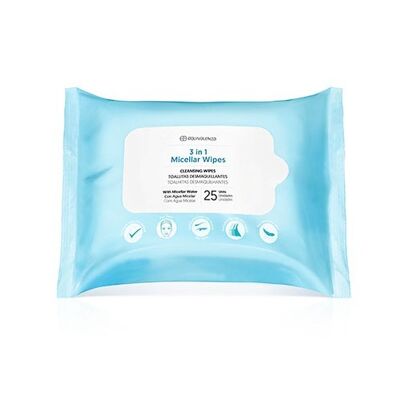 3 in 1 makeup remover wipes