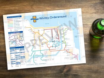 Carte des pubs de style métro de Londres : Whitby 2