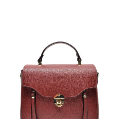 SS23 AL 1727_ROSSO_Top Handle Bag