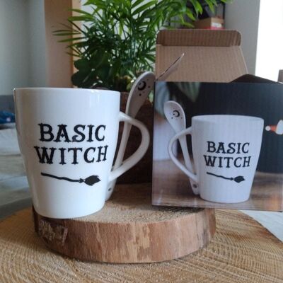 Juego básico de taza y cuchara de bruja