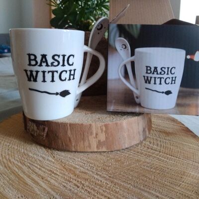 Ensemble Tasse et Cuillère Basic Witch