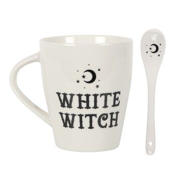 Ensemble Tasse et cuillère" White Witch" 1