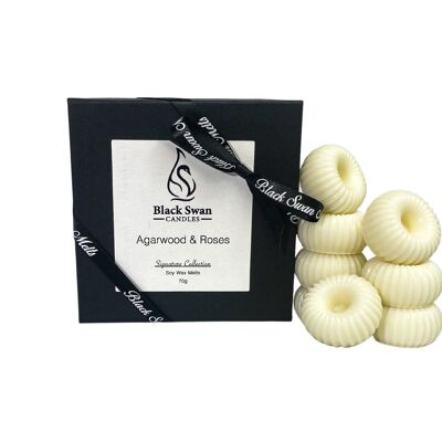 Black Swan - Fondants de Cire, Collection Signature - Bois d'Agar et Roses