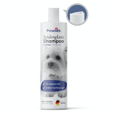 Hundeshampoo für weißes Fell - Aufhellende Fellpflege für Hunde wie Malteser, Havaneser, Westi etc.