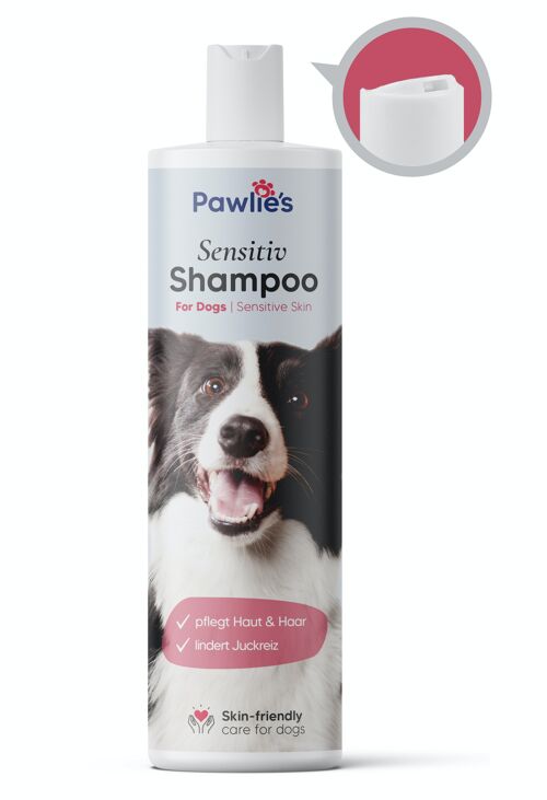 Sanfte Pflege für empfindliche Hundehaut: Pawlie's Sensitiv Hundeshampoo