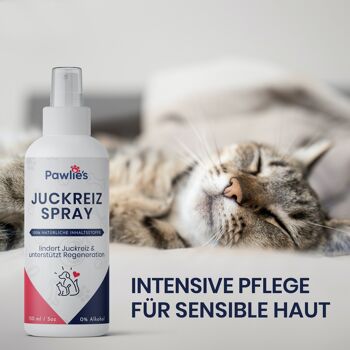 Spray anti-démangeaisons pour chiens et chats - Apaise et nourrit la peau 5