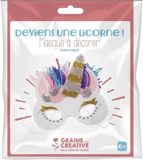 KIT MASQUE FEUTRINE LICORNE