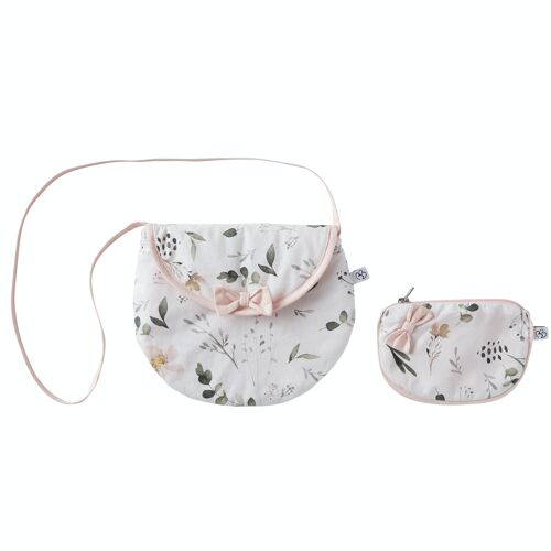 Sac bandoulière fillette + porte-monnaie  - Sweet Garden