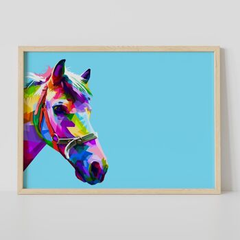 Imprimé cheval (Geometric Rainbow Collection) 2