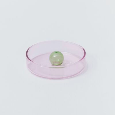 Small Bubble Dish - Pink and Green
