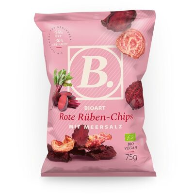 BioArt Rote Rüben-Chips mit Meersalz 75g bio