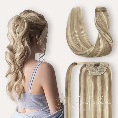 Clip In Ponytail Color Vanilla Latte Mix