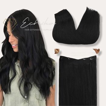 Halo Extensions de Cheveux Onyx