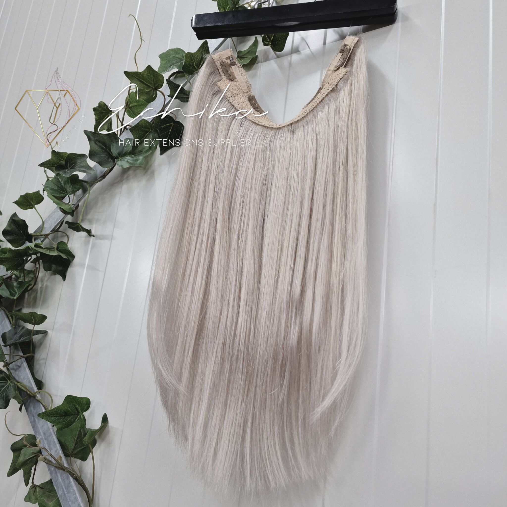 Kiki halo hair outlet extensions