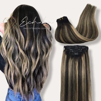 Clip In Extensions Vanille Balyage