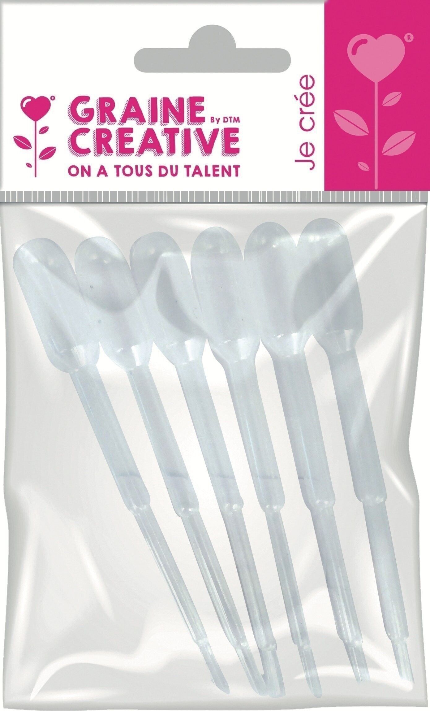 SET MIT 6 PIPETTEN 8,5 CM - 0,5 ML