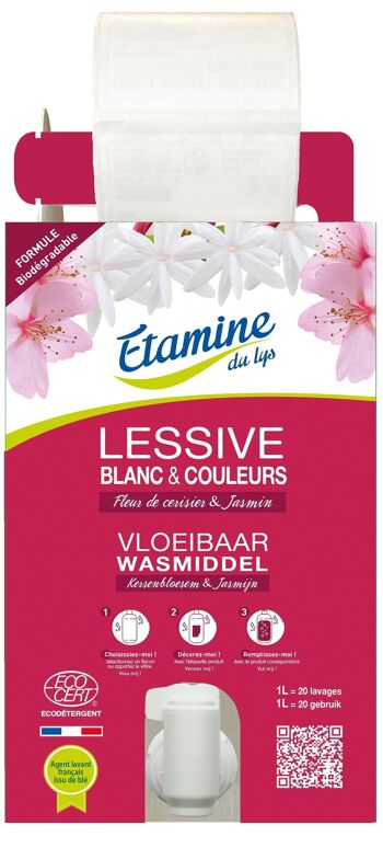 Casquette LESSIVE Fleur de Cerisier-Jasmin 10KG