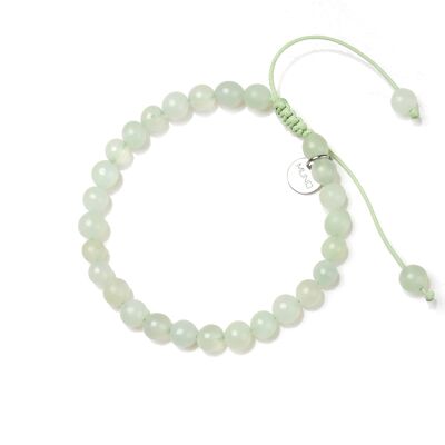 Nuovo braccialetto di corda di cera di perle Jade