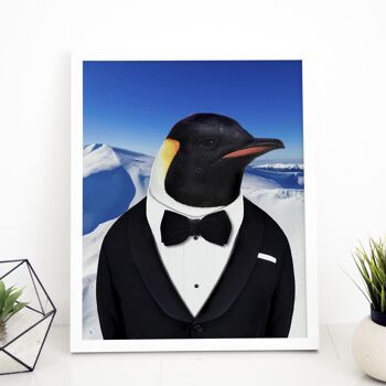 Pingouin en imprimé vestimentaire : Glacier (Animalyser) 2