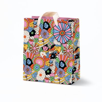 CS Medium Mellow Petals Gift Bag