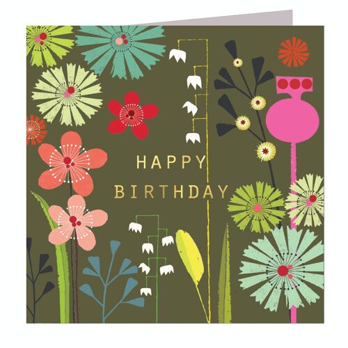 BFL04 Gold Foiled Chocolate Birthday Card