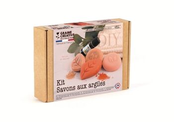 KIT DIY SAVONS POUDRES D'ARGILE 196 x 144 x 45 mm 3